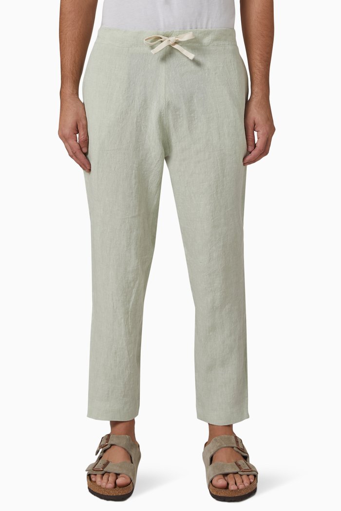 

Pants in Irish Linen, Green