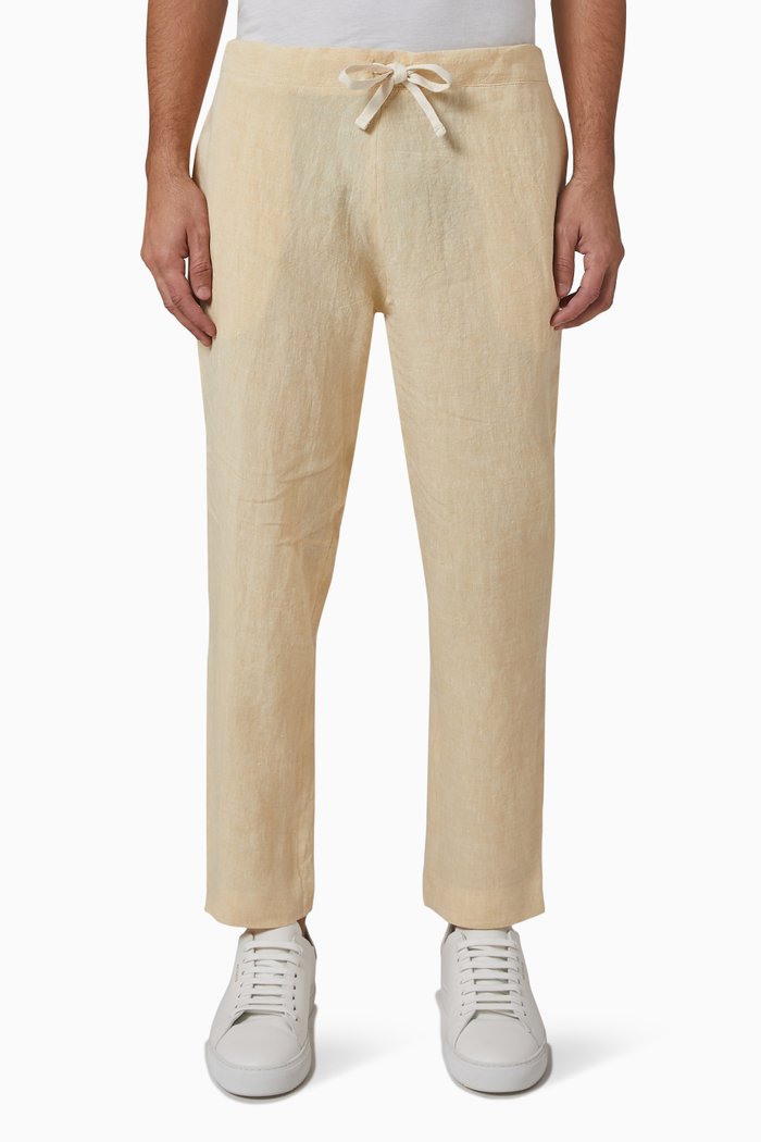 

Pants in Irish Linen, Orange