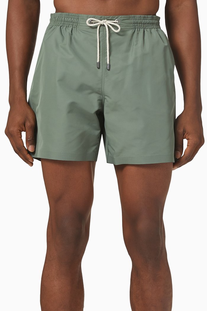 

Classic Swim Shorts in Recycled Technical Fabric, Neutral