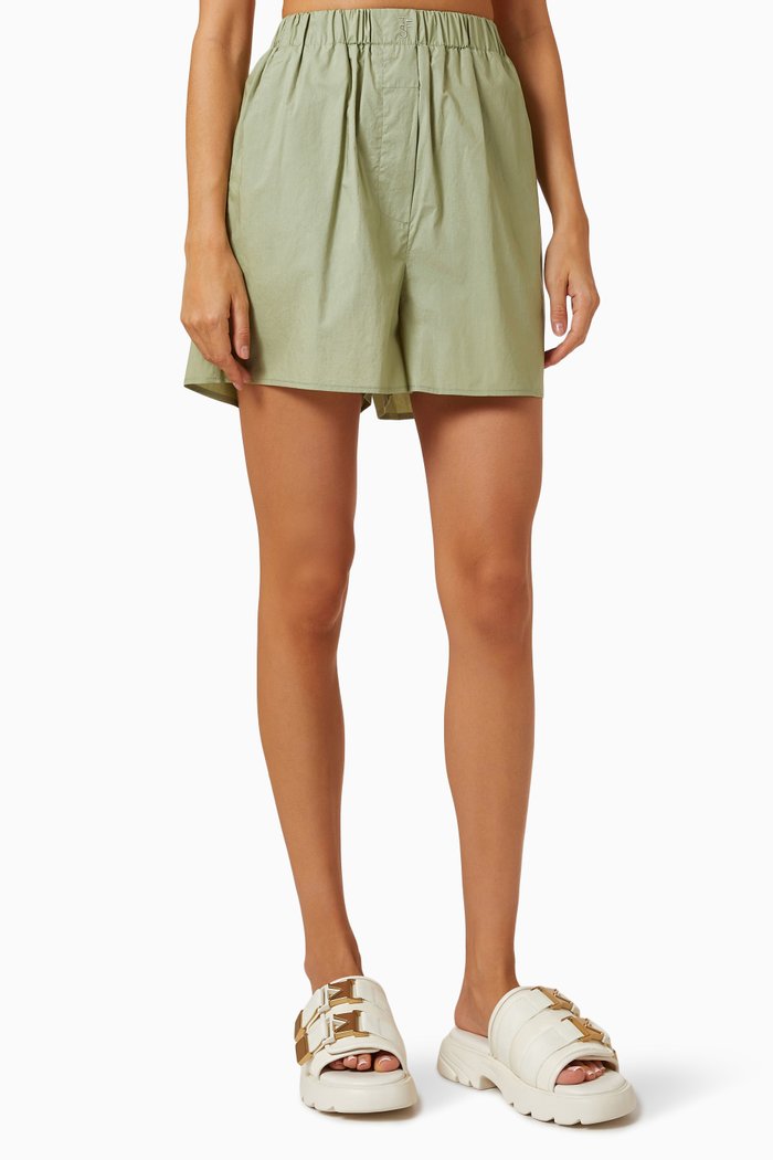 

Lui Boxer Shorts in Organic Cotton, Green
