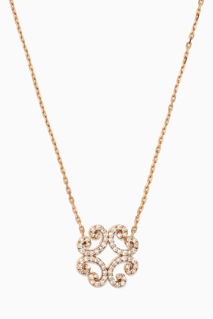 

Volute Diamond Necklace in 18kt Yellow Gold