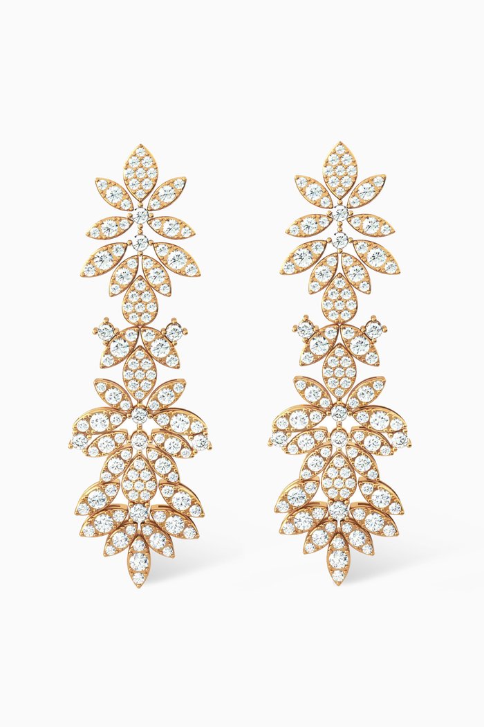 

Eminence Diamond Earrings in 18kt Yellow Gold