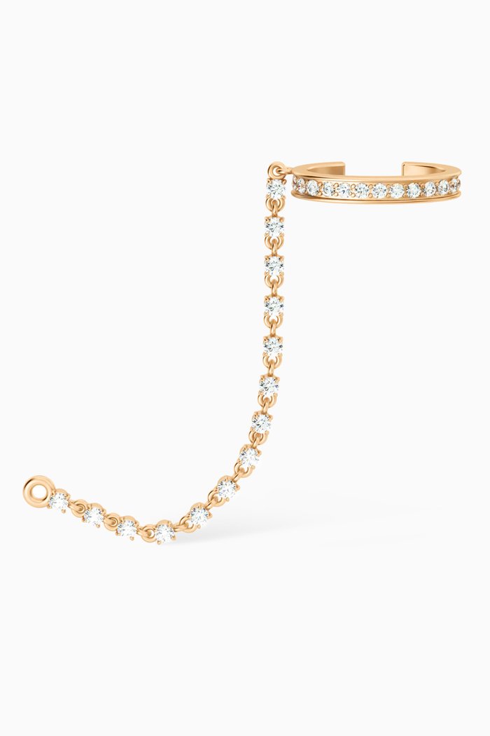 

Diamond Rope Earring Cuff in 18kt Yellow Gold