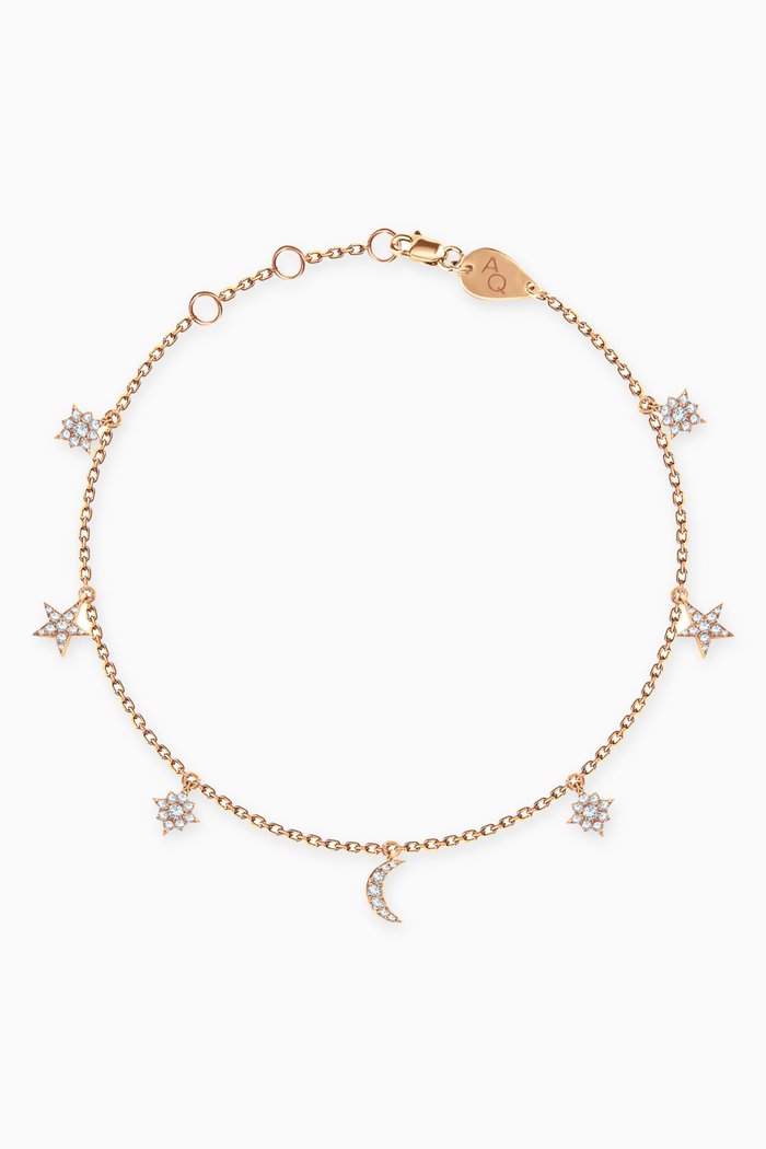 

Arabian Nights Diamond Anklet in 18kt Yellow Gold