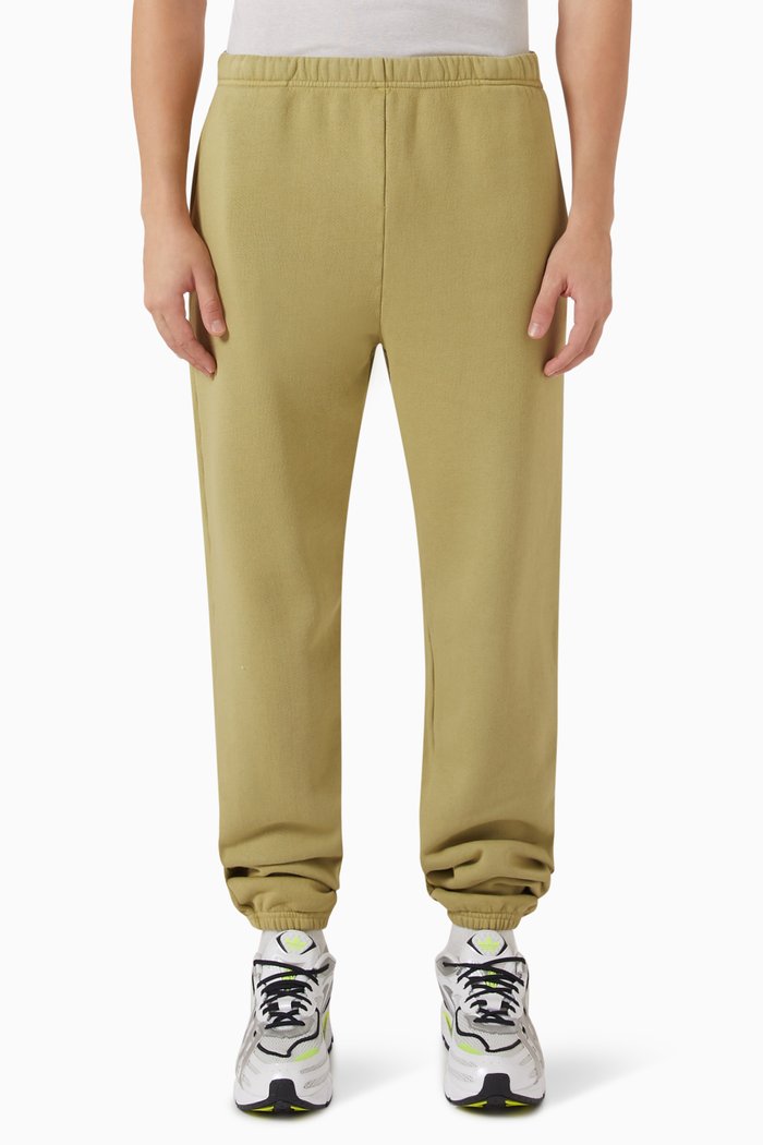 

Classic Track Pants in Cotton Jersey, Green