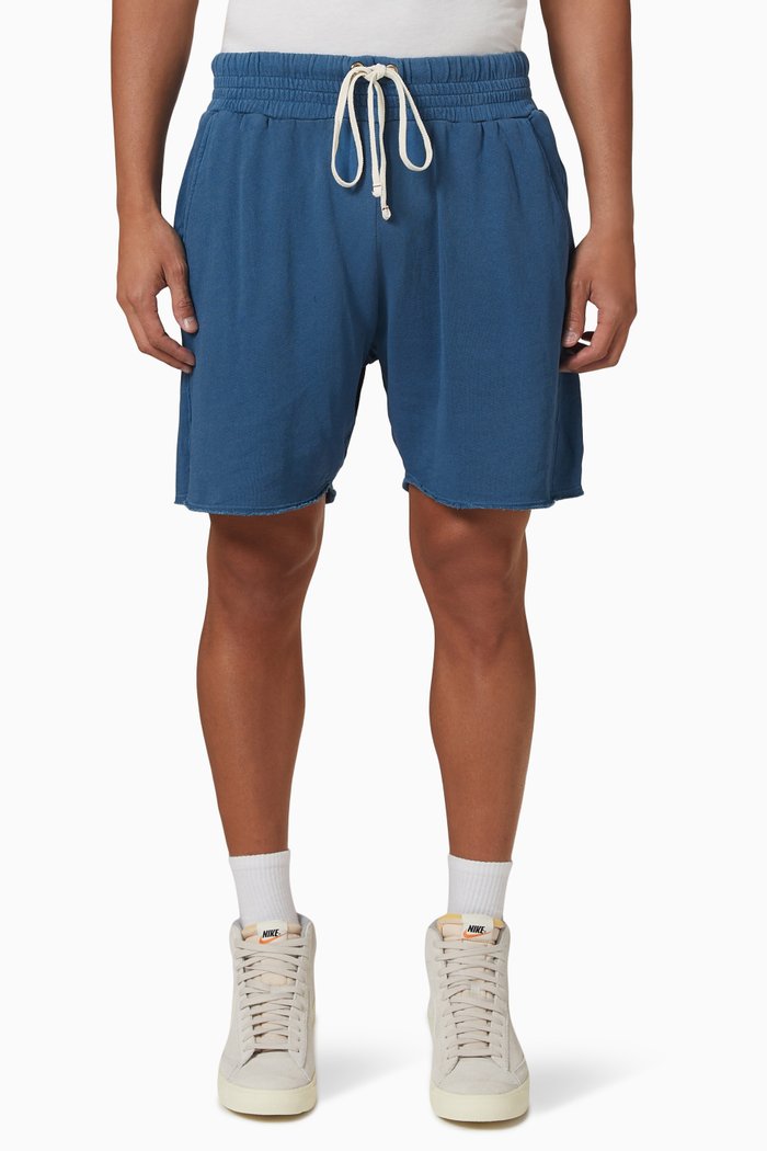 

Yacht Shorts in Cotton Jersey, Blue