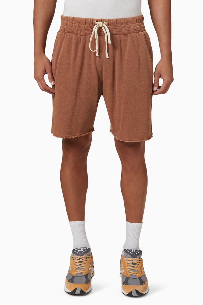 

Yacht Shorts in Cotton Jersey, Brown