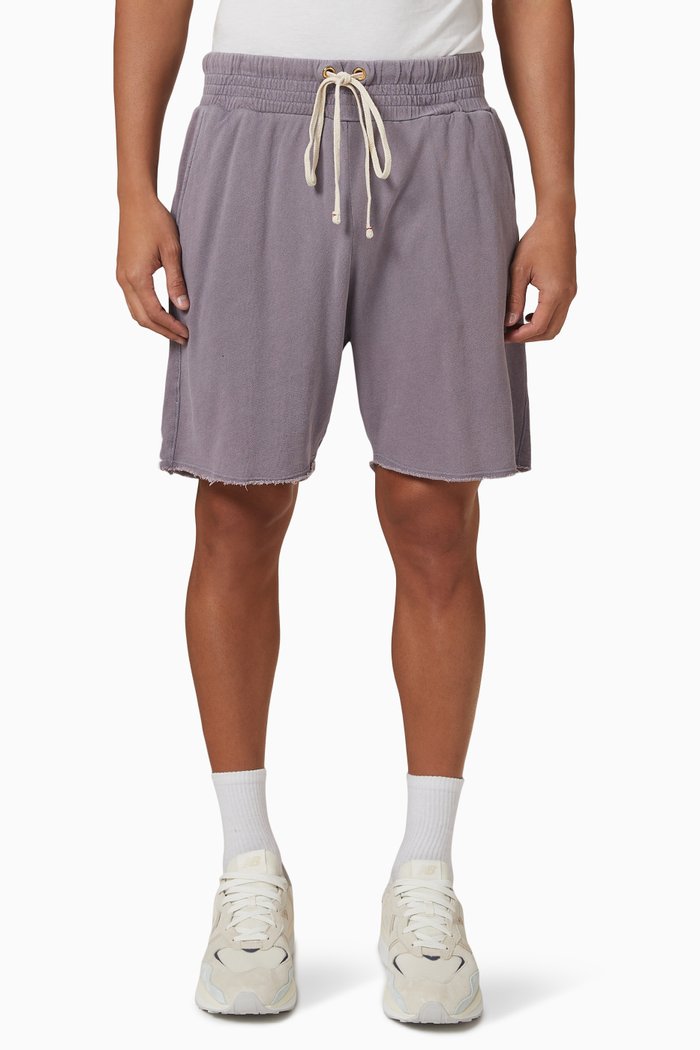 

Yacht Shorts in Cotton Jersey, Purple