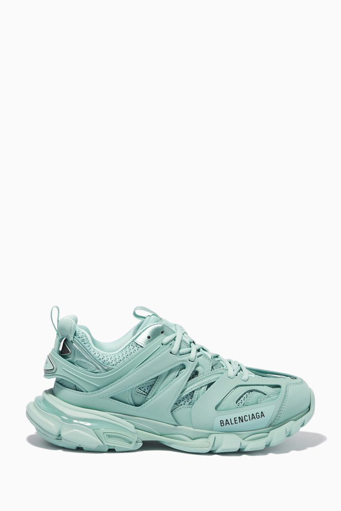 

Track Sneakers in Mesh & Nylon, Blue