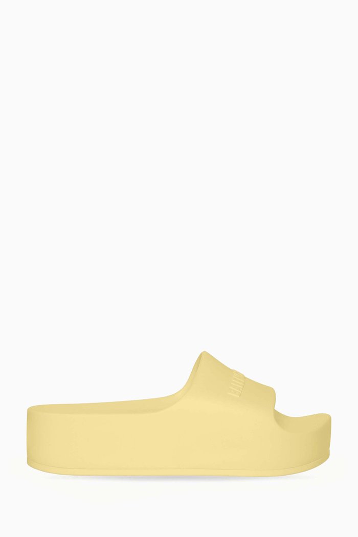 

Chunky Slides in Rubber, Yellow