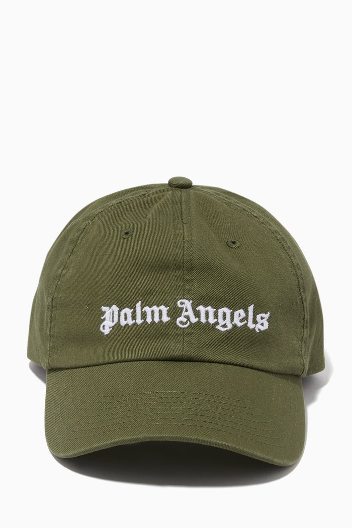 

Classic Embroidered Logo Cap in Cotton, Green