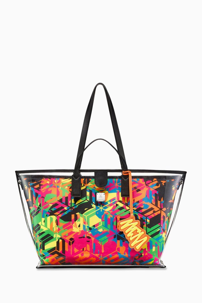 

Aren Tote Bag in Cubic Camouflage Nylon, Multicolour