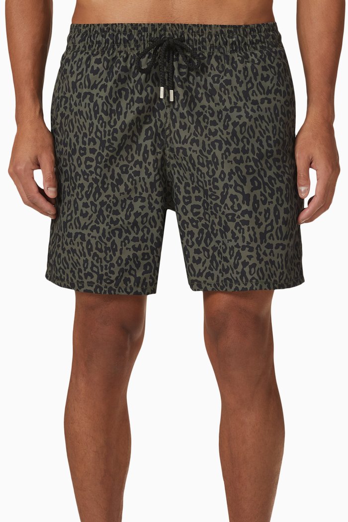 

x Vilebrequin Swim Shorts in Nylon, Green