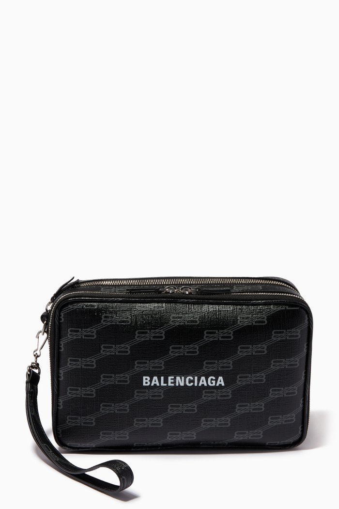 

Explorer Pouch in BB Monogram Coated Canvas, Black