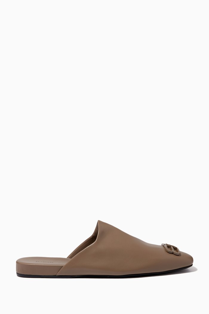 

Cosy BB Icon Mules in Calfskin, Grey