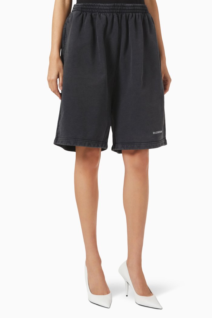 

Sweat Shorts in Jersey, Black