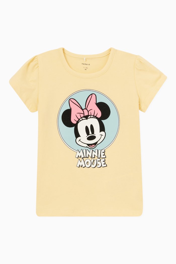 

Minnie Mouse T-shirt in Cotton, Yellow