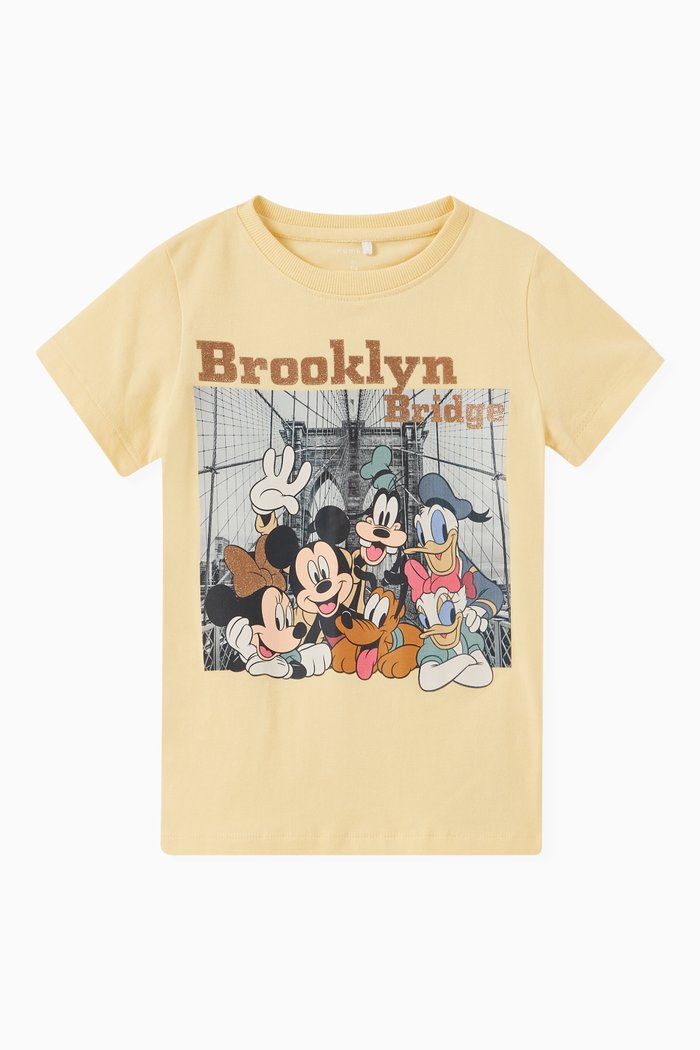 

Mickey Mouse T-shirt in Cotton, Yellow