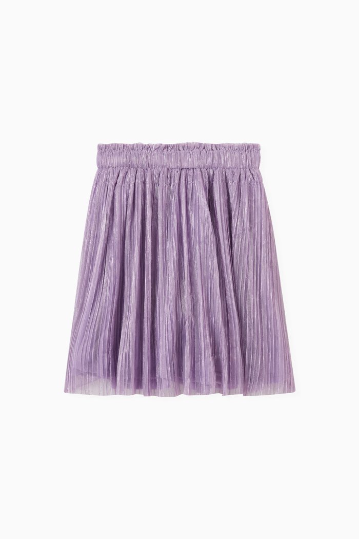 

Glitter Mesh Skirt, Purple