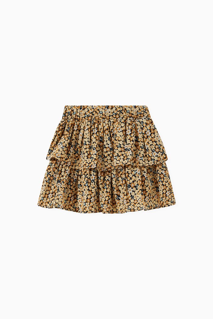 

Vinaya Tiered Skirt, Blue