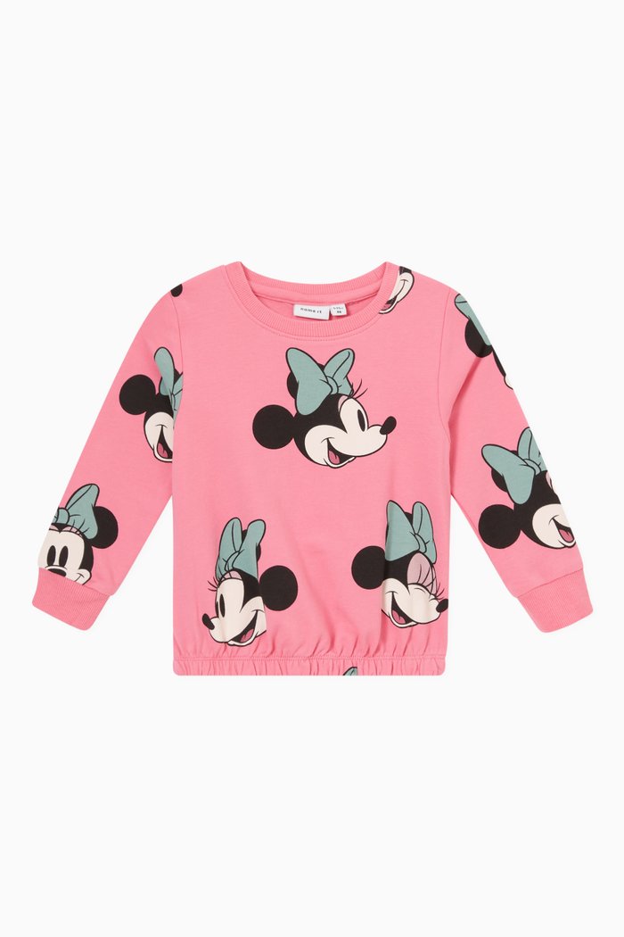 

Minnie Mouse Sweatshirt in Cotton, Pink