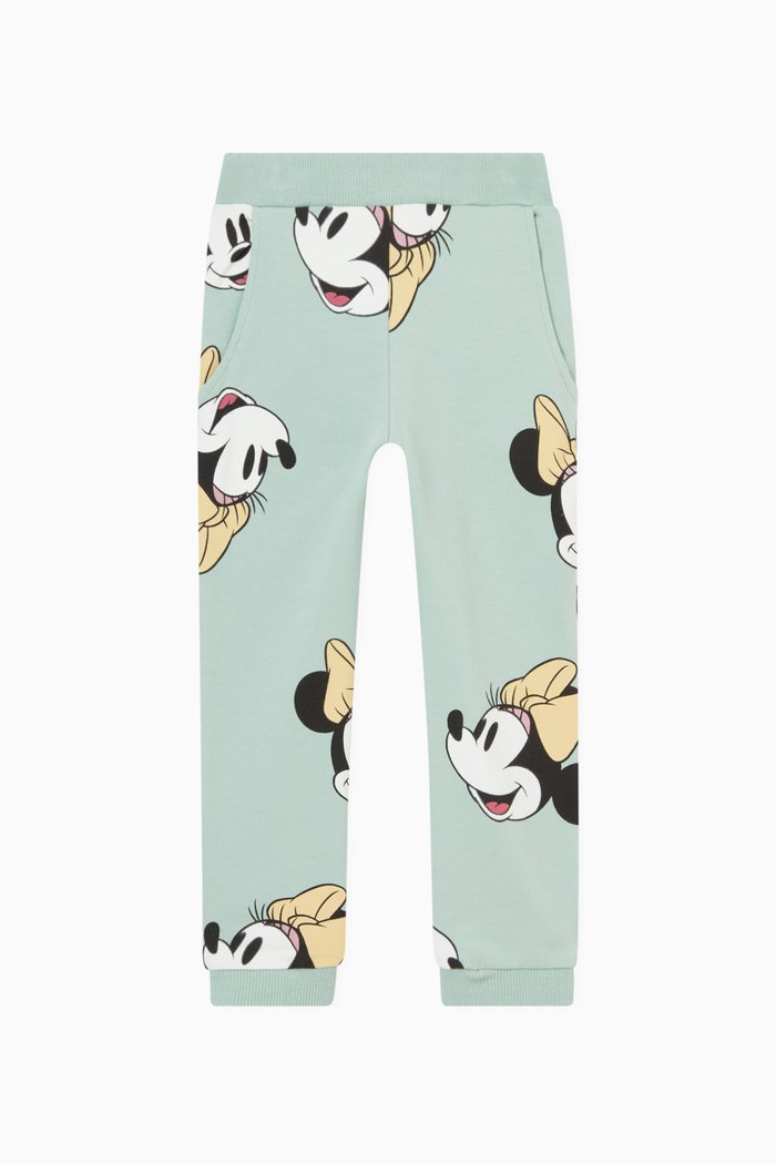 Minnie Mouse Sweatpants in Cotton, Green