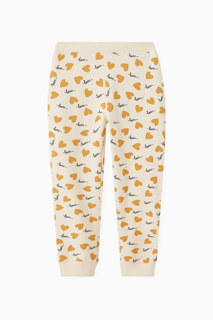 

Kristina Love Print Sweatpants in Cotton, Neutral