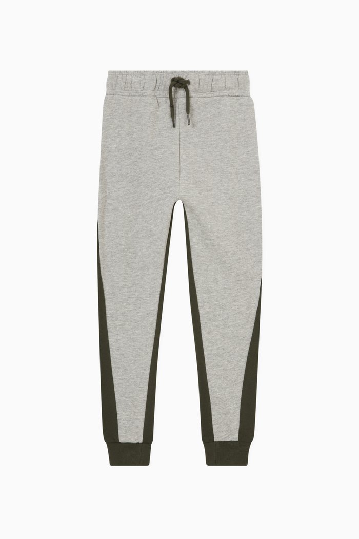 

Dual-colour Sweatpants in Cotton, Grey