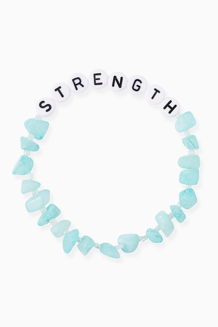 

"Strength" Amazonite Crystal Healing Bracelet, Green