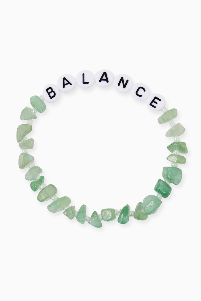 

"Balance" Aventurine Crystal Healing Bracelet, Green