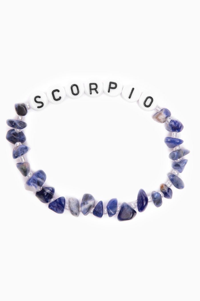 

"Scorpio" Sodalite Crystal Healing Bracelet, Blue