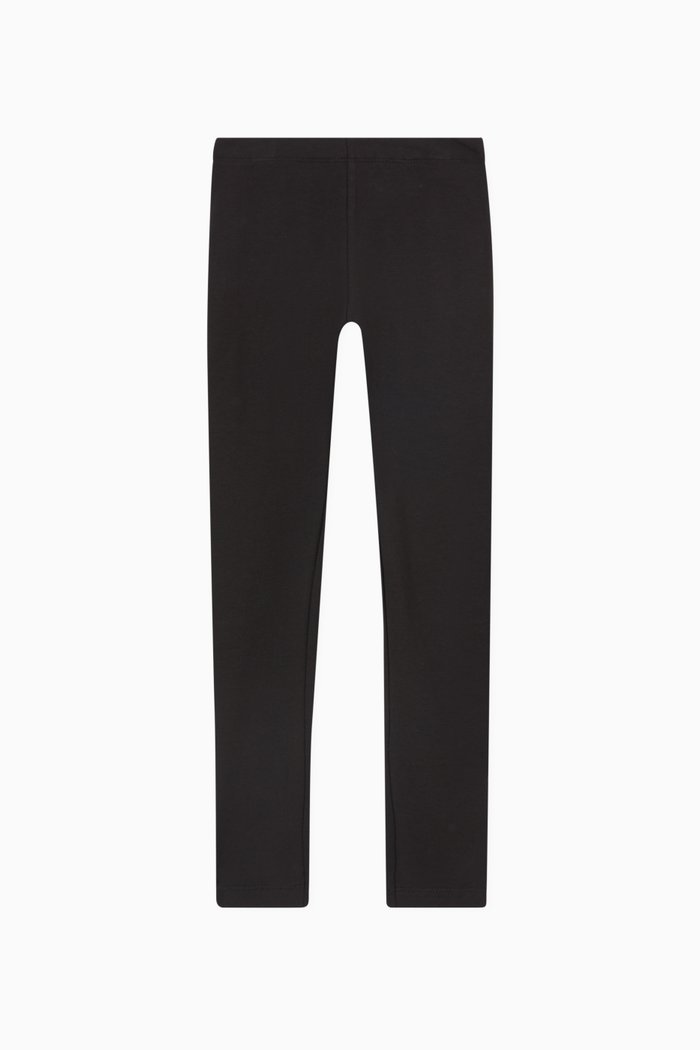 

Elasticated Waistband Leggings in Cotton, Neutral