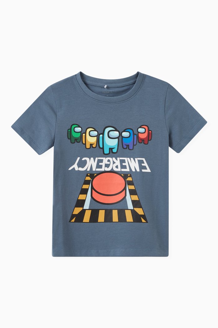 Among Us T-shirt in Cotton, Blue