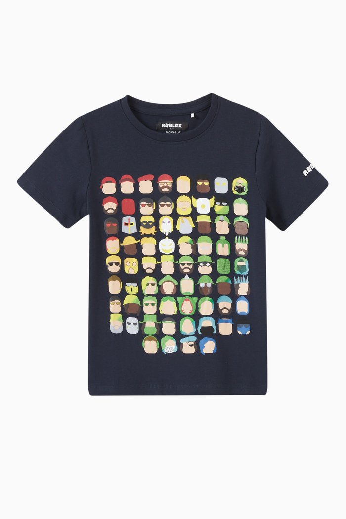 

Roblox Print T-shirt in Organic-cotton, Blue