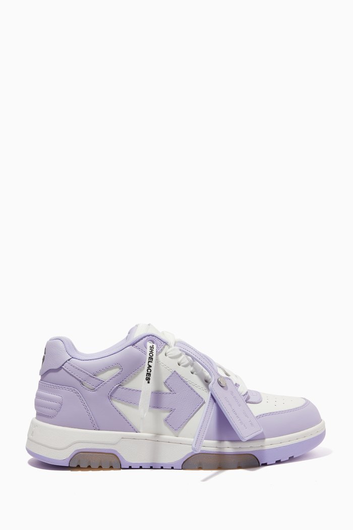 

Out of Office "OOO" Sneakers in Calf Leather, Purple