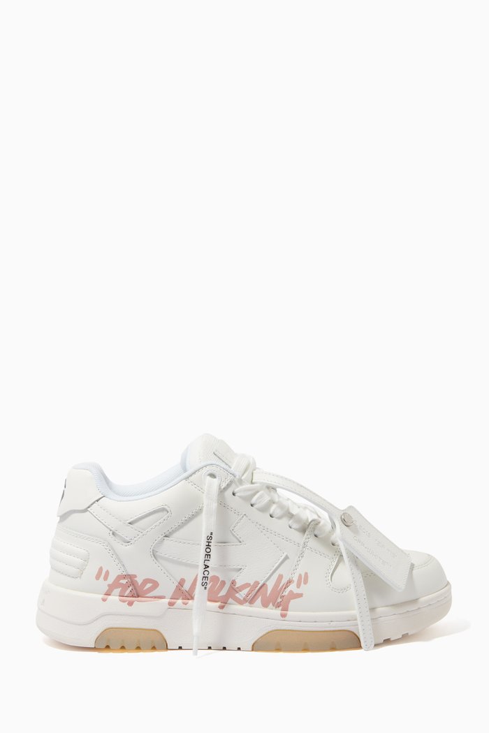 

Out of Office "OOO" Sneakers in Calf Leather, White
