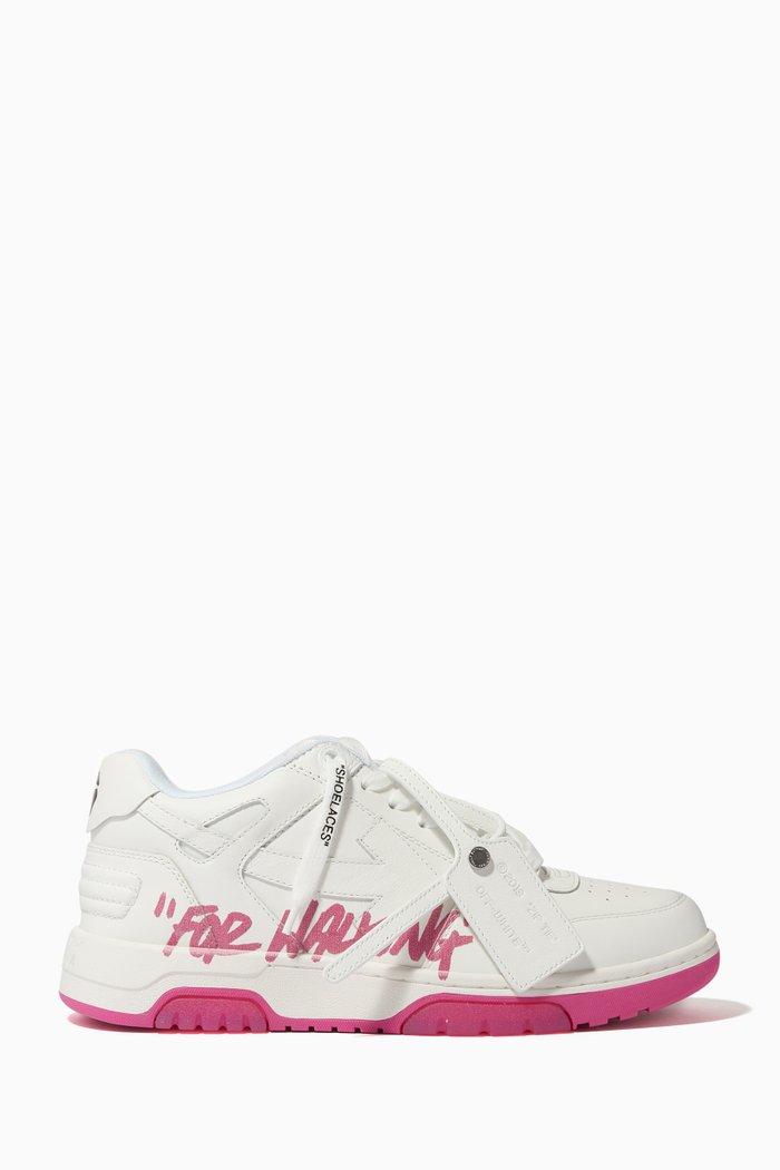 

Out of Office "OOO" Sneakers in Calf Leather, White