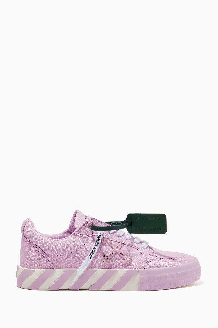 

Arrow Vulcanized Low-top Sneakers in Canvas, Purple
