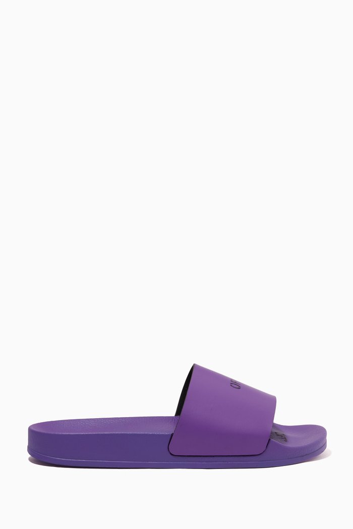 

OFF Stamp Slides in Rubber, Purple