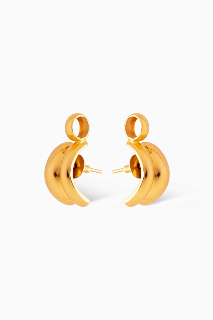 

Convertible Pro Pods Earrings in 22kt Gold-plated Bronze