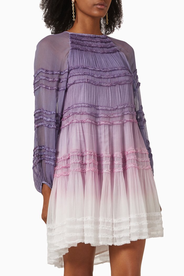 

Amaia Dress in Viscose, Purple