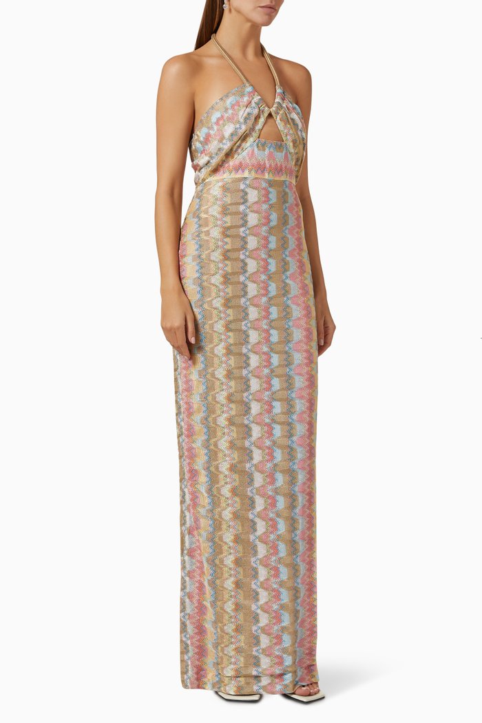 

Penn Dress in Viscose Knit, Multicolour