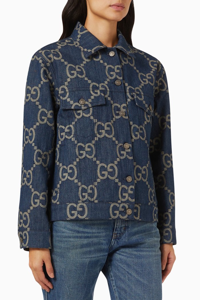GG Jacket in Denim, Blue