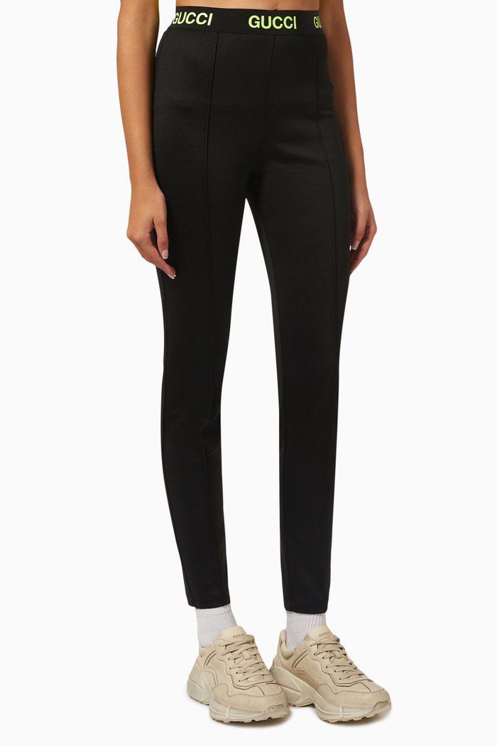 

High-rise Leggings in Technical Jersey, Black