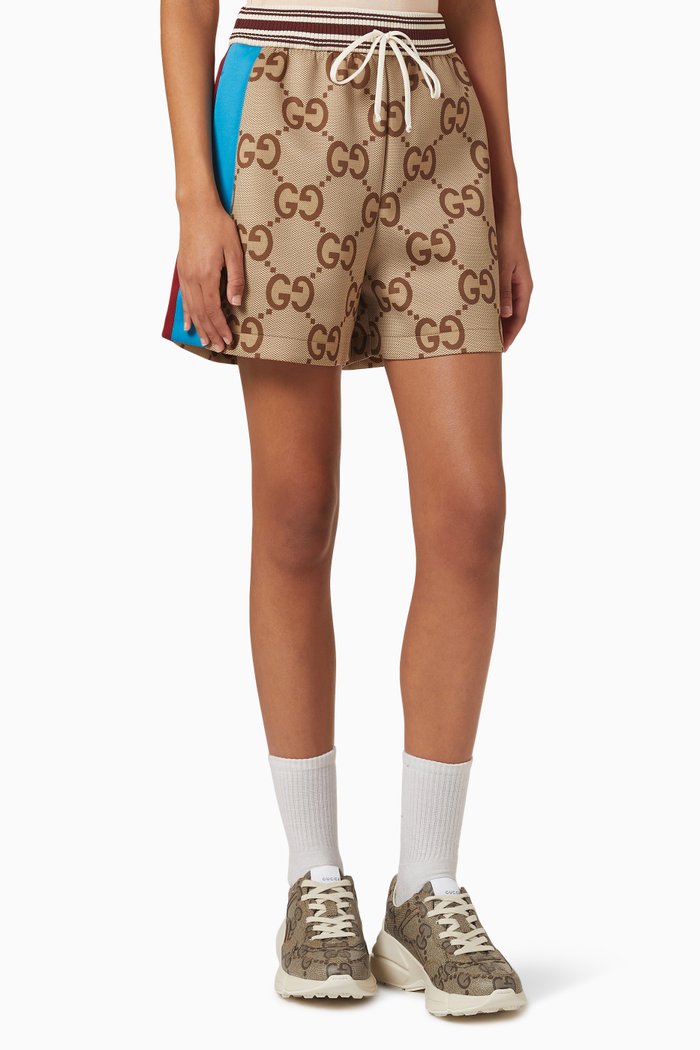 

Jumbo GG Shorts in Canvas, Neutral