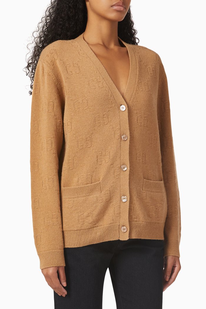 

GG cardigan in Wool, Neutral