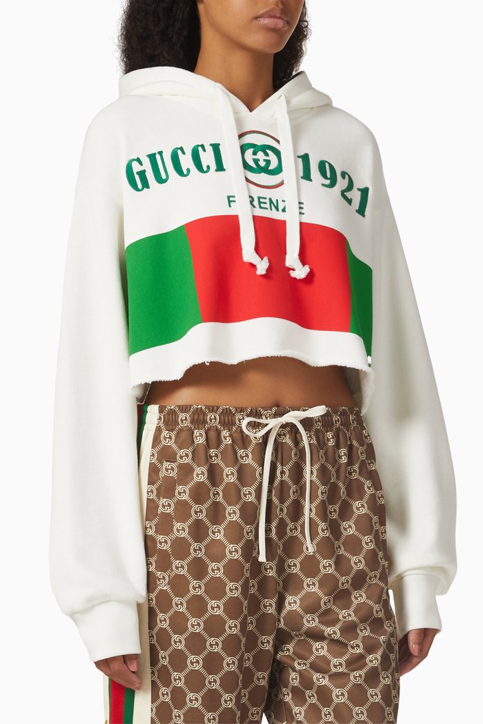 

Interlocking G Sweatshirt in Cotton Jersey, White