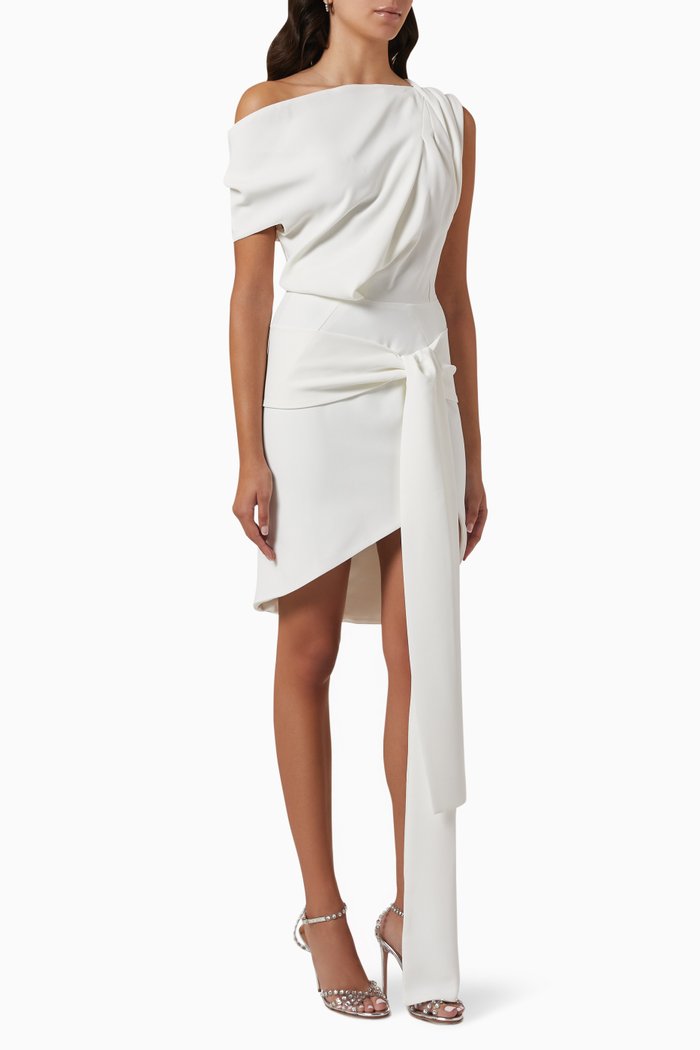 

Stealth Knot Dress, White