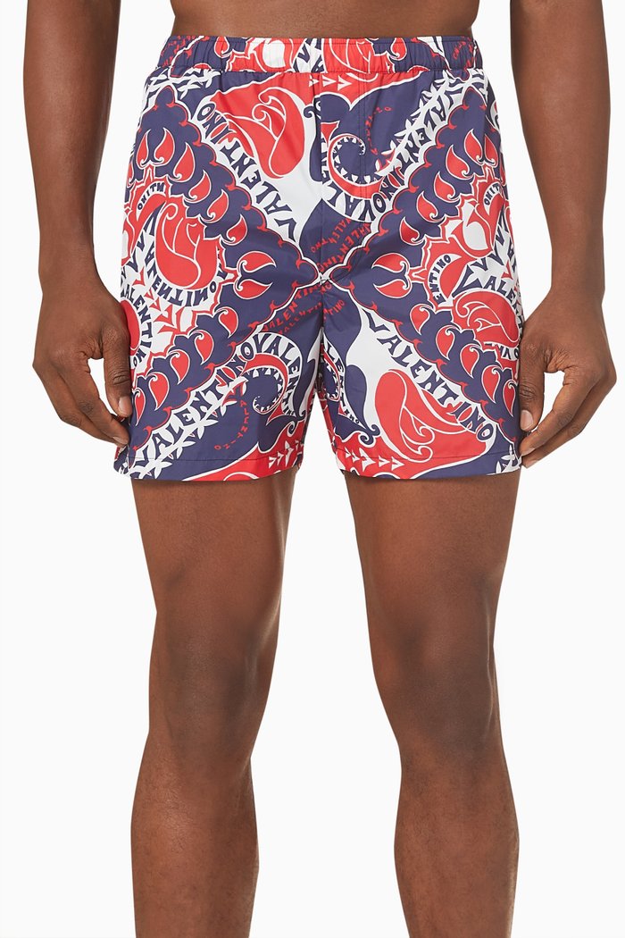 

Archive Manifesto Bandana Print Swimsuit in Nylon, Multicolour