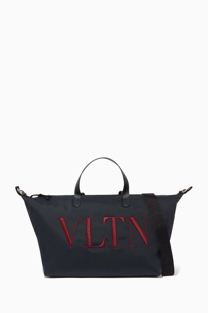 

Valentino Garavani VLTN Travel Bag in Nylon, Blue
